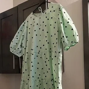 Boohoo Plus | Dresses | Gorgeous Mint Green Polkadot Dress | Poshmark